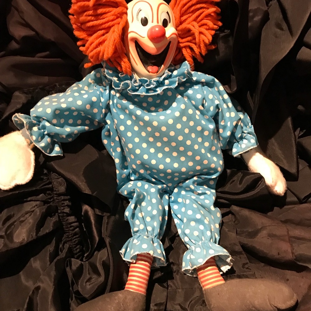 Vintage 1960s bozo the clown doll